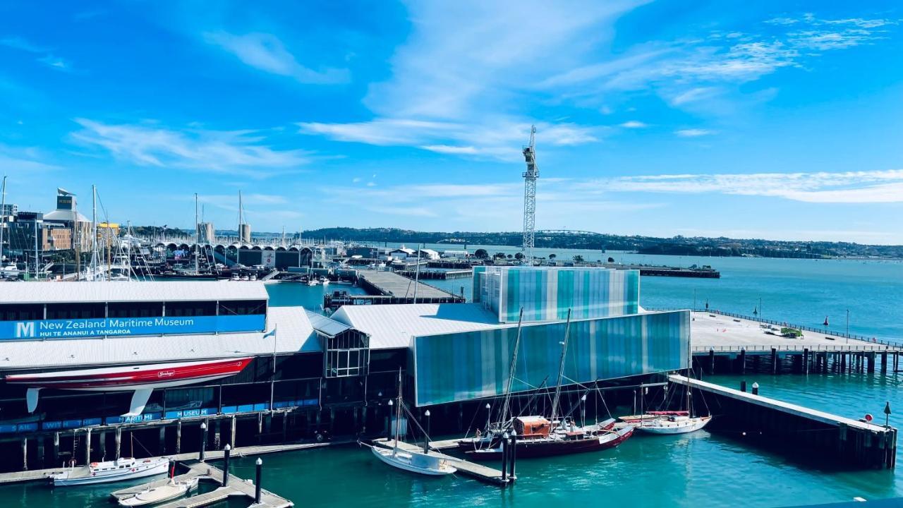 New Waterfront Penthouse On Princes Wharf With Harbor View! The Heart Of Auckland City! Free Parking! Ngoại thất bức ảnh